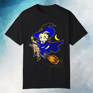 Vintage Betty Boop Witch Halloween Tshirt
